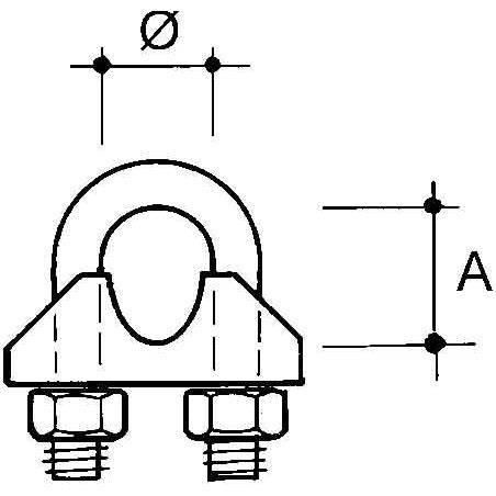 Niedax - Zubehör/Ersatzteile für Abspannseil EKLIPS-Band/Seilbf. CWG-4 − 10 Stück