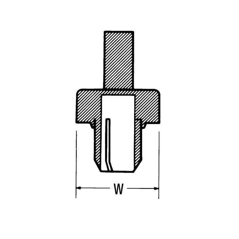 HellermannTyton - Befestigungssockel und -element für Kabelbinder Befestigungssockel LKCRF1 PA66 BK 500 24x12mm − 500 Stück