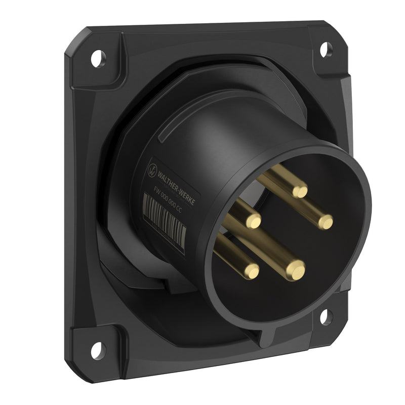 Walther Werke - CEE-Gerätestecker (IEC 60309) CEE NEO Anbaugerätestecker FW732507CC schräg 32A 5P 7h