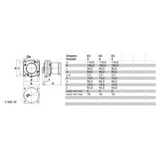 Bals Elektrotech - CEE-Gerätestecker (IEC 60309) Anbau-Gerätestecker 2833 4p 400V 6h Ip 44