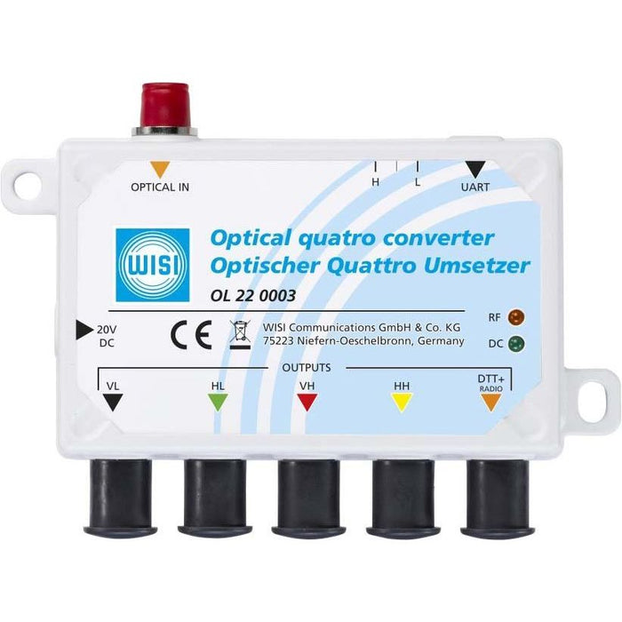 Wisi - Multischalter Opt. Quattro Umsetzer III OL 22 0003 Quattro-Rückumsetzer  − 1 Stück
