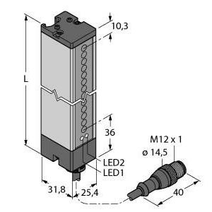 Turck - Lichtvorhang Lichtvorhang Paar LX3ERSRQ schaltend  − 1 Stück