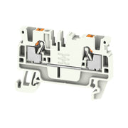 Weidmüller - Durchgangs-Reihenklemme Klemme A2C 2.5 LTGY PUSH IN, 2.5 mm² − 100 Stück