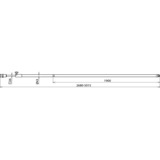 DEHN - Betätigungsstange Teleskop-Erdungsstange ESTC SQL 5000 Ausf.B L2670-5000