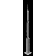 DEHN - Fangeinrichtung für Blitzschutz Tele-Blitzschutzmast TBM19.35MFP565 STTZN ÜFL 19,35m