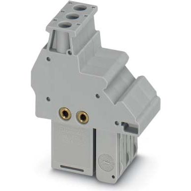 Phoenix Contact - Reihenklemmen-Steckadapter Stecker UPCT 4/3 3pol,0,14-6qmm,grau − 10 Stück