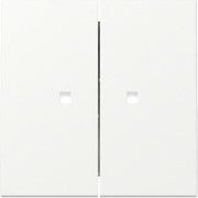 Gira - Abdeckung/Bedienelement für Installationsschalterprogramme Wippe 2f Kontrollf. 363127 Reinweiß m