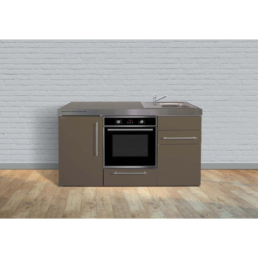 Stengel - Mini-Küche Miniküche Premiumline MPBMM160KSGKFliBreS Mokka metallic