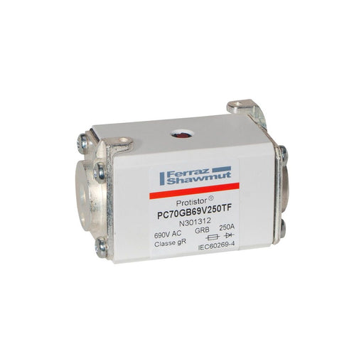 Mersen - HRC-Sicherung Sicherungseinsatz gR PC70GB69V250TF Gr.70 AC690V 250A − 3 Stück