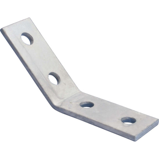 Erico - Verbinder für Stiel/Profilschiene Winkelplatte 45 P3 ZW220 − 5 Stück