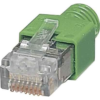 Phoenix Contact - Rechtecksteckverbinder, Set (Industriesteckverbinder) RJ45-Stecker, geschirmt FL PLUG RJ45 GR/2 m.Knickschutztülle
