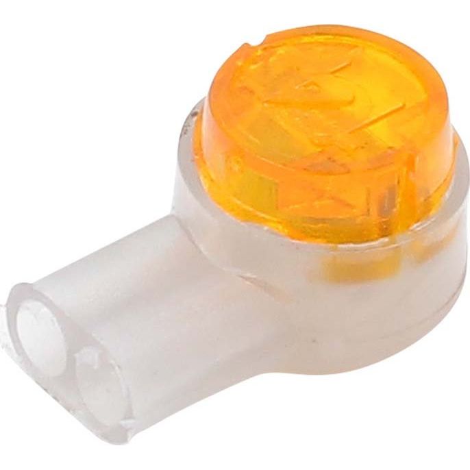 CobiNet - Schwachstromverbinder Einzeladerverbinder 103859 0,4 - 0,9mm orange − 100 Stück