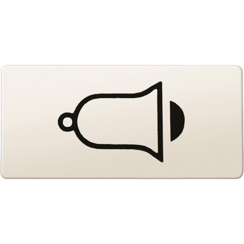 Merten - Bezeichnungsmaterial für Installationsschalterprogramme Symbol Klingel ws 395800 rechteckig