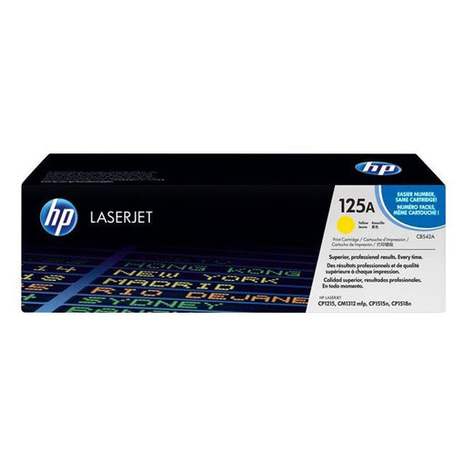 HP - Verbrauchsmaterial für Telefax/Drucker/MFC Lasertoner CB542A ge 1.400 Seiten,gelb