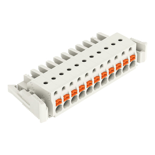 WAGO - Kabelsteckverbinder für Leiterplattensteckverbinder 1-Leiter-Federleiste 2721-111/037-000 Push-inCAGECLAMP,lgr − 25 Stück
