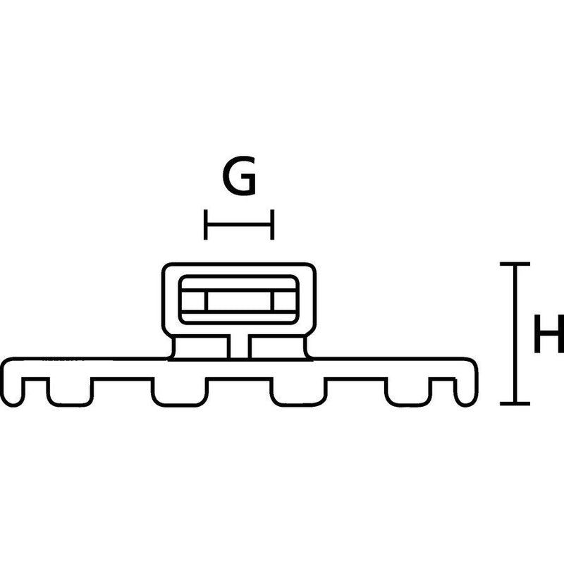 HellermannTyton - Befestigungssockel und -element für Kabelbinder Befestigungssockel PMB5 PA66HS BK 100 − 100 Stück