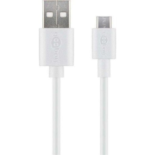 Goobay - Konfektioniertes A/V-Kabel Micro-USB 2.0 Ladekabel 43837 Android,1m,ws