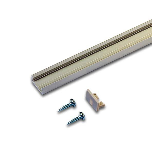 Hera - Mechanisches Zubehör/Ersatzteile für Leuchten LED-Aufbauprofil 61500032113 1m schwarz