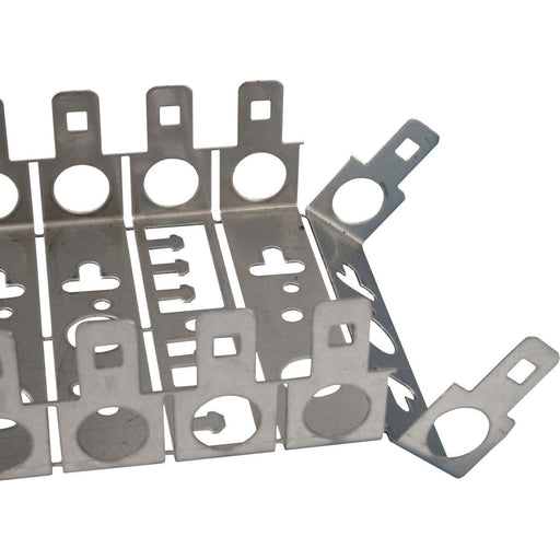 CobiNet - Montagewanne für Fernmeldeleisten Montagewanne 100166 Steckpl.: 30 Edelst