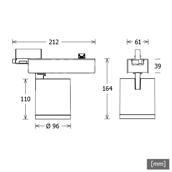LTS Licht&Leuchten - Downlight/Strahler/Flutlicht LED-Stromschienenstrahler SCOUT205.940.OR46si 940, si
