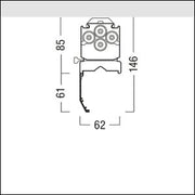 Zumtobel Group - Lichttechnisches Zubehör/Ersatzteile für Leuchten Wallwasher-Reflektor TEC C REFL #22171712