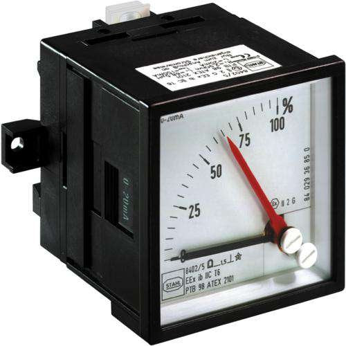 Stahl - Einbau-Amperemeter Drehspul-Strommesser 8402C6-420 #262237 4 ... 20 mA