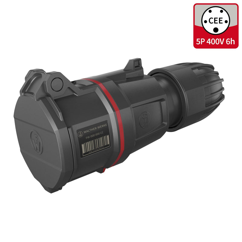 Walther Werke - CEE-Kupplung (IEC 60309) CEE NEO Kupplung FW331506SK Classic 32A 5P 6h