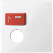 Merten - Zentralelement Klinikinstallation Zentralplatte pws/gl 450219 für Rufmodul