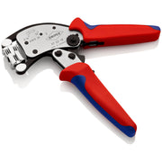Knipex - Presswerkzeug Kabelschuhe/Verbinder, Aderendhülsen, Schirmanschluss Crimpzange 97 53 18 − 1 Stück