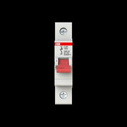 ABB Stotz S&J - Schalter für Reiheneinbau Trennschalter E201/125R 1P, 125A, SG rot