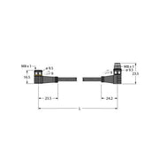 Turck - Konfektioniertes Sensor-Aktor-Kabel Aktuator- u. Sensorleitung PKW3M-2-PSW3M/TEL PVC