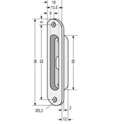 Assa Abloy effeff - Elektrischer Türöffner EINBAUHALTERUNG 10361--------00