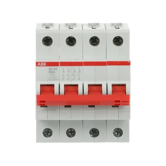 ABB Stotz S&J - Schalter für Reiheneinbau Lasttrennschalter SD204/50 4-polig, 50A