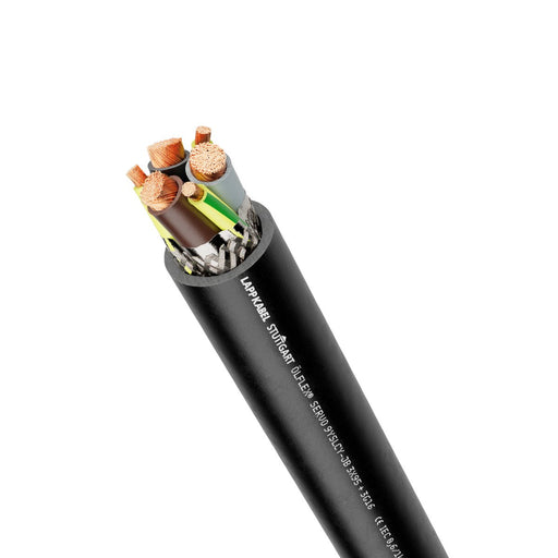 Lapp Kabel&Leitung - Energiekabel >= 1 kV, für ortsveränderlichen Einsatz ÖLFLEX SERVO 9YSLCY-JB 0037017/50 3X4+3G0,75 BK − 50 Meter