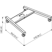 Vogels - Halterung für Audio-/Videosysteme Wagenrahmen Connect it PFT8520 si groß,si