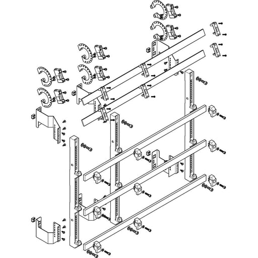 ABN - Verteilerfeld für Installationsverteiler Sammelschienen-Modul MFSC37965 flach 3FB/7RE