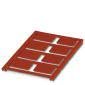 Phoenix Contact - Kennzeichnungsmaterial Kunststoffschild UC-EMLP (27X18) RD rot, 27x18mm − 10 Stück