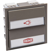 Renz Metallwaren - Funktionsmodul für Türkommunikation Komb.Klingel/Lichtmodul 97-9-85274 gr