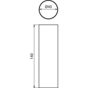 DEHN - Schrumpfschlauch Wärmeschrumpfschlauch WSS KL D40 L140 Kleberbeschichteter