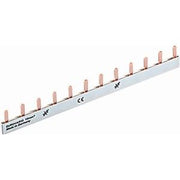 Mersen - Zubehör/Ersatzteile für elektrische Sicherungen/Sicherungshalter V-Schiene Steg 02921.101210 3-pol. m.Iso. 10mmq − 5 Stück