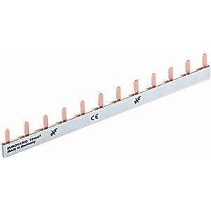 Mersen - Zubehör/Ersatzteile für elektrische Sicherungen/Sicherungshalter V-Schiene Steg 02921.101210 3-pol. m.Iso. 10mmq − 5 Stück
