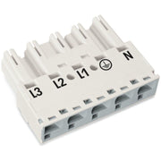 WAGO - Steckverbinder für steckbare Gebäudeinstallation Stecker 770-435 0,5-4mmq weiß − 50 Stück