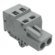WAGO - Kabelsteckverbinder für Leiterplattensteckverbinder 1-Leiter-Federleiste 231-102/008-000 CAGECLAMP,2,5 mm²,gr − 100 Stück