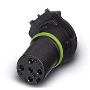 Phoenix Contact - Rundsteckverbinder, feldkonfektionierbar (Industriesteckverbinder) Einbausteckverbinder SACC-CI-M12F#1457649 − 100 Stück