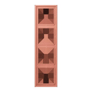 Jung - Abdeckrahmen Rahmen 4-fach LC 984 233 locre rouge moyen