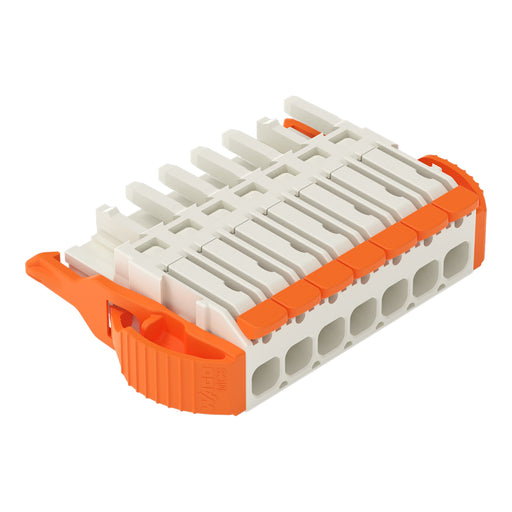 WAGO - Kabelsteckverbinder für Leiterplattensteckverbinder Federleiste 1-Leiter Hebel 2721-1107/037-000 Push-in Cage Clamp − 50 Stück