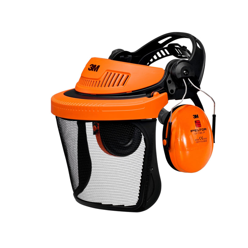 3M - Schutzhelm Kopfschutz Kombi G500 G5V5CH51OR H510P3E+5C,SNR=26db − 12 Stück