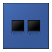 Jung - Einsatz/Abdeckung für Kommunikationstechnik Abdeckung (gerastet) LC 1969-2 WE 253