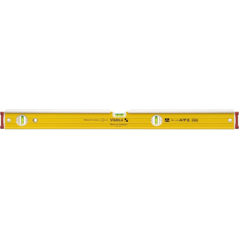 Stabila - Wasserwaage 96-2 K, 81cm mit Klopfschutz