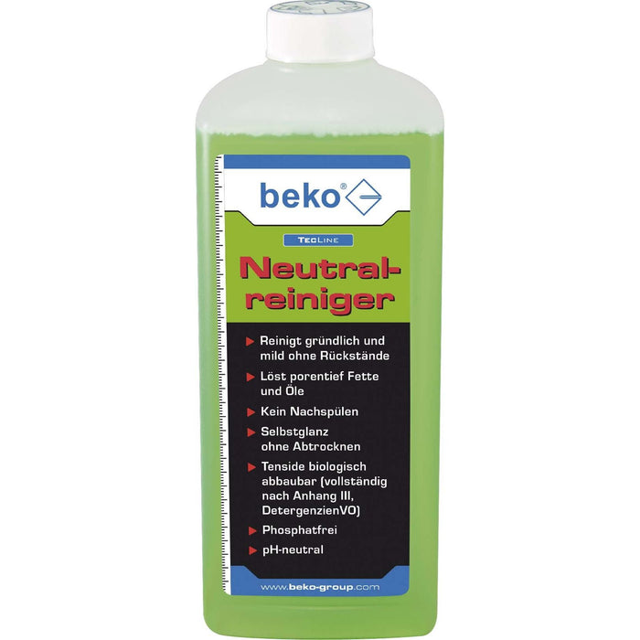 Beko - Lösungsmittel Neutralreiniger 299341000 1 Liter − 6 Packung
